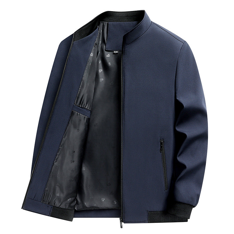 Herren modische Übergangsjacke mit wasserabweisendem Material und praktischen Taschen Echoarchiv