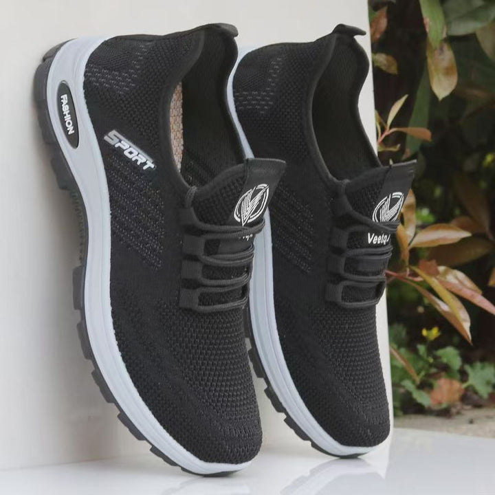 Damen Sportliche Sneakers mit elastischem Obermaterial und rutschfester Sohle Echo Archiv