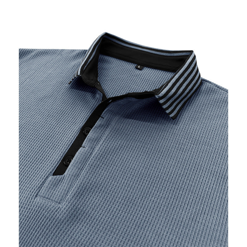 Herren Polo-Shirt mit atmungsaktiver Struktur Echoarchiv
