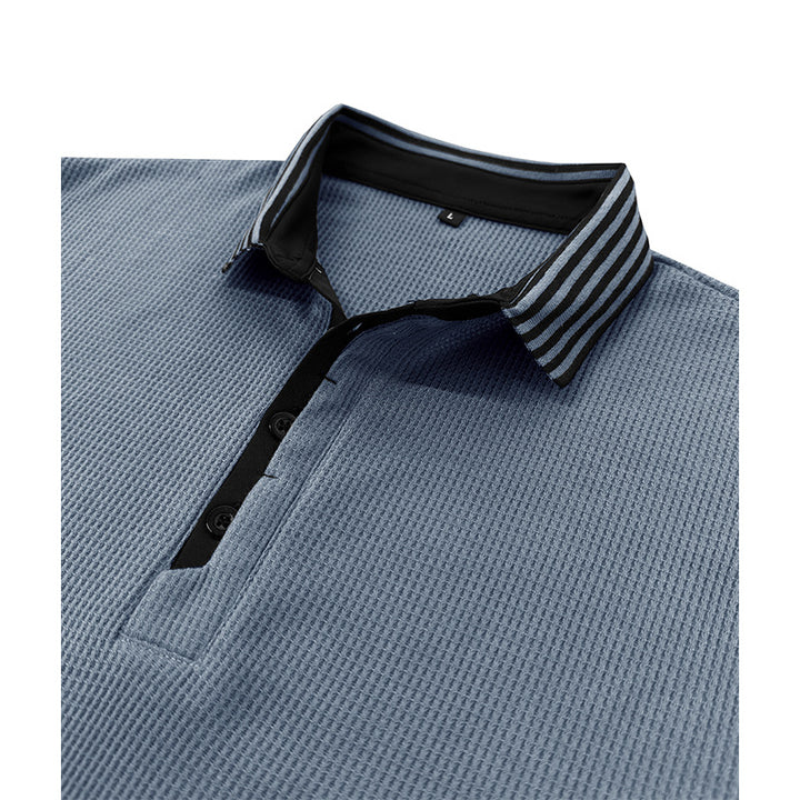 Herren Polo-Shirt mit atmungsaktiver Struktur Echoarchiv