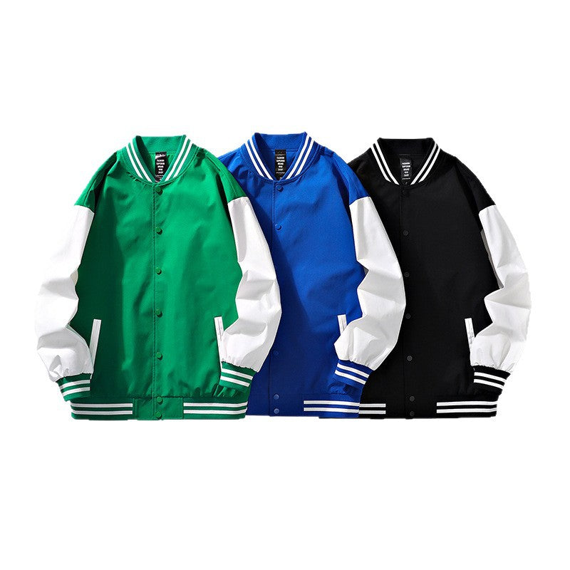 Herren sporty Bomberjacke mit Kontrastärmeln Echoarchiv