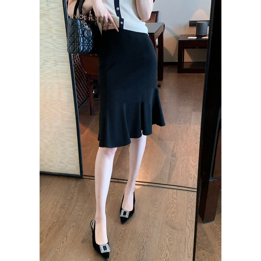Damen Eleganter Stufenrock Echoarchiv