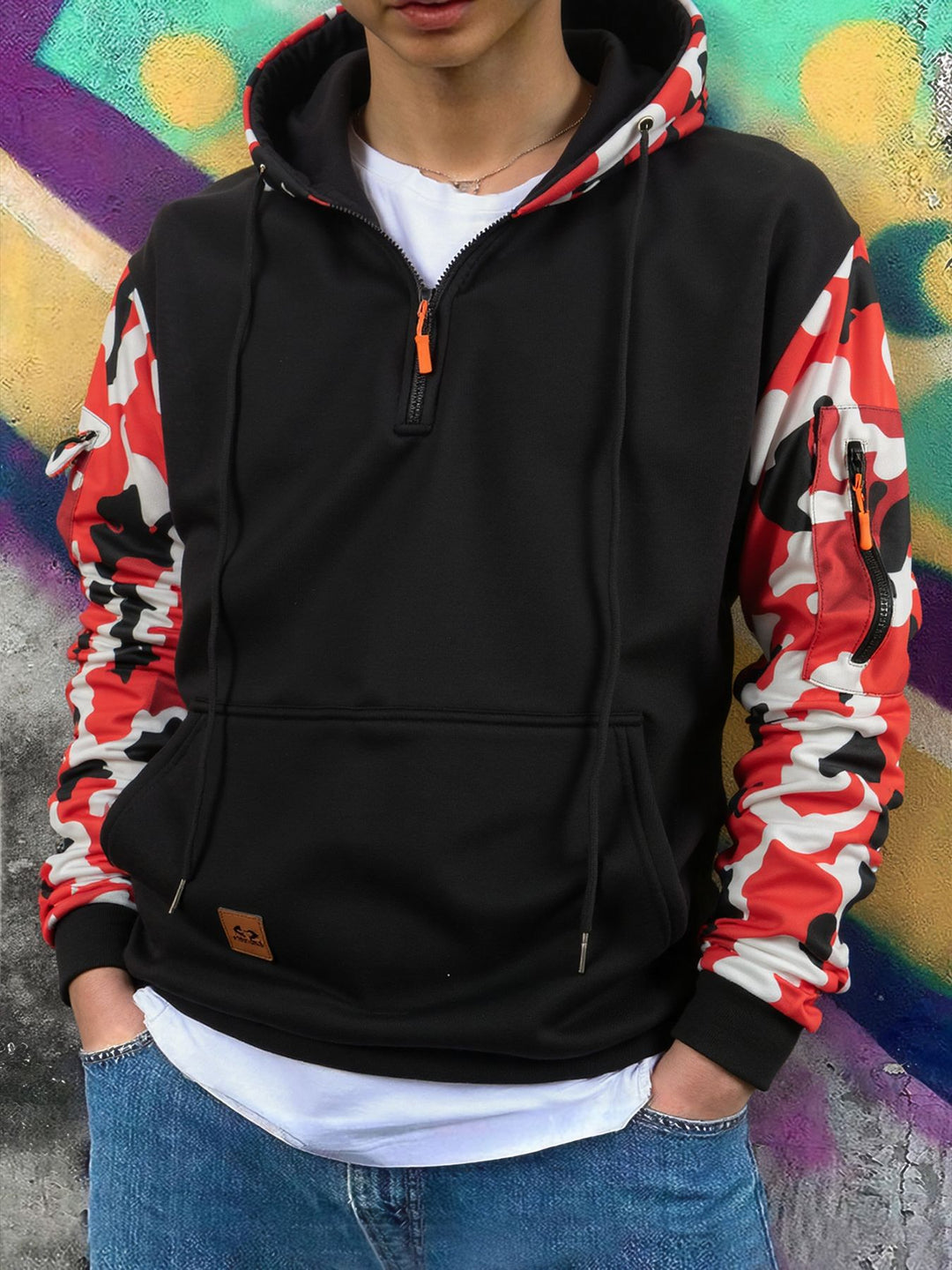 Herren Funktionale Kapuzenjacke Echo Archiv