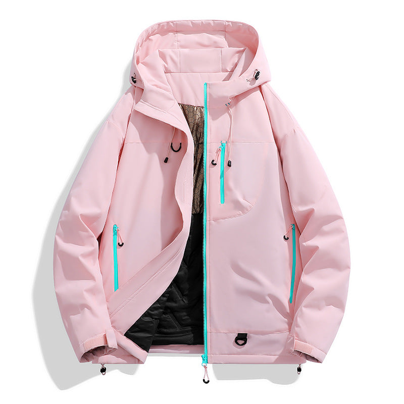 Herren Nano-Technik Kapuzenparka mit winddichter Membran, isolierter Innenauskleidung und multifunktionalen Taschen – Taviero