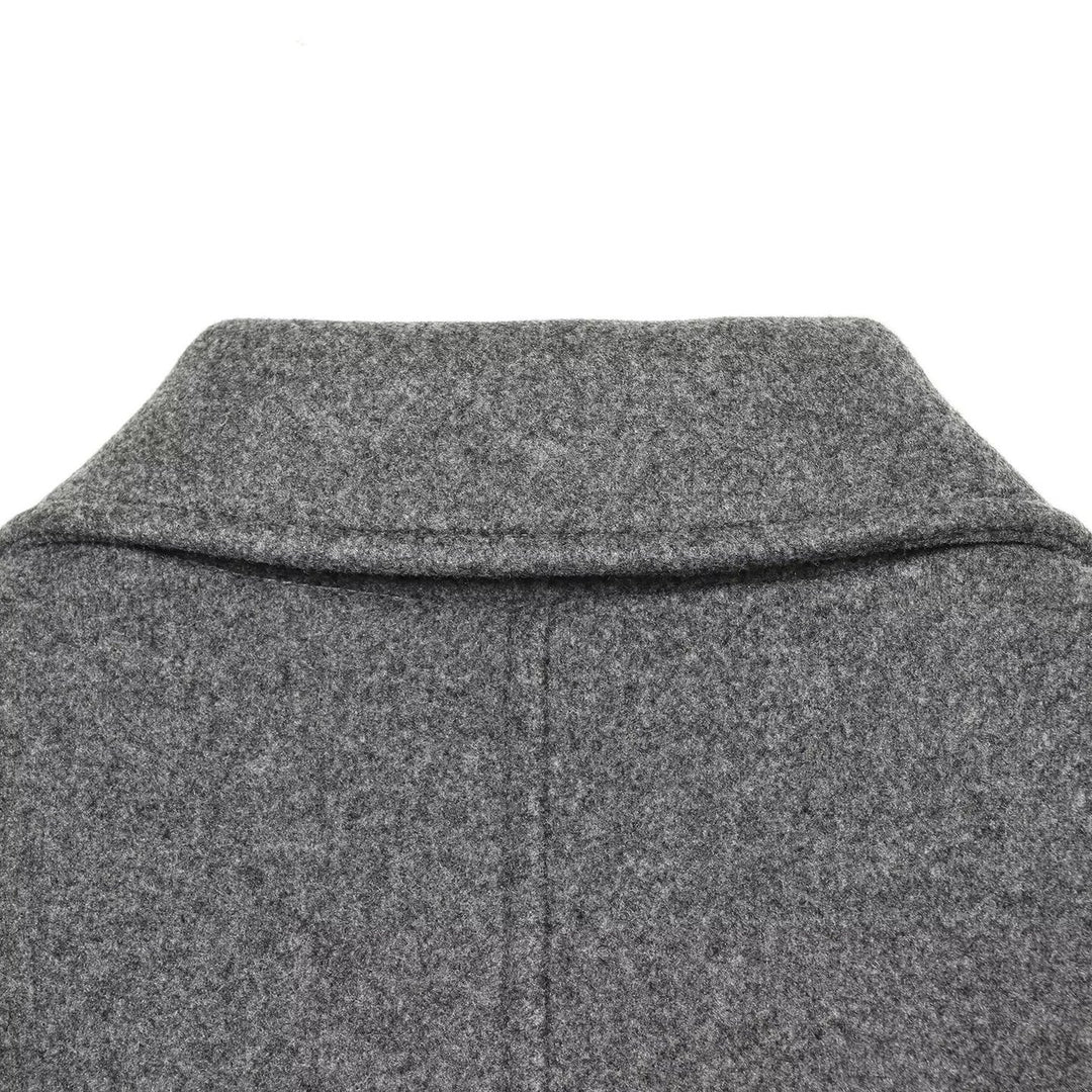 Damen Kurzjacke aus Wollmix mit Hemdkragen, aufgesetzten Pattentaschen und kastiger Cropped‑Silhouette Echoarchiv