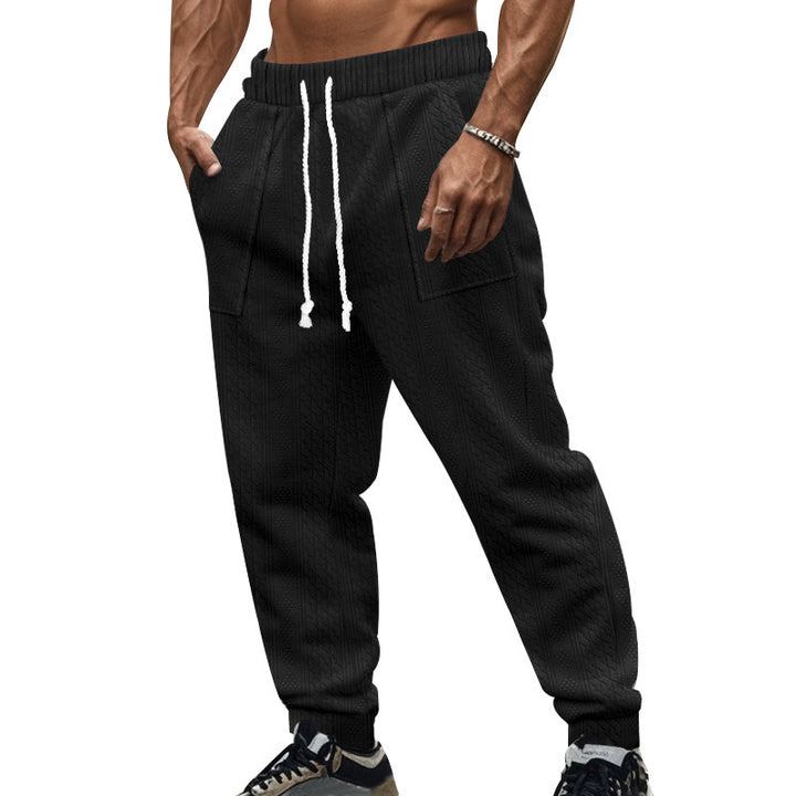 Herren stylische Freizeit-Hose im modernen Strickdesign Echoarchiv
