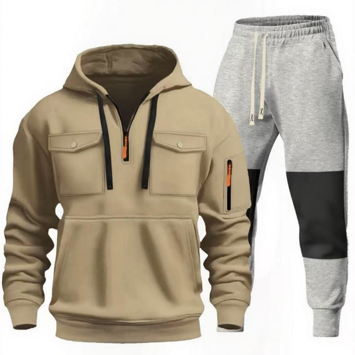 Herren funktionaler Sweatshirt- und Jogginghosen-Set Echoarchiv