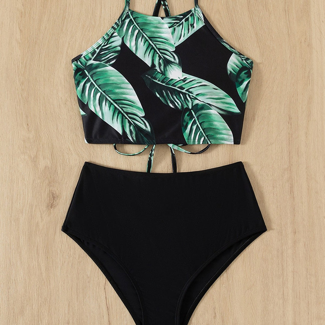Damen Hochgeschnittenes Bikiniunterteil mit elegantem Schnitt Echo Archiv