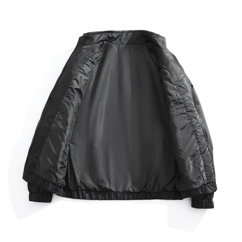 Herren Leichte Utility-Bomberjacke mit Pattentaschen, Stehkragen und elastischem Saum Echo Archiv