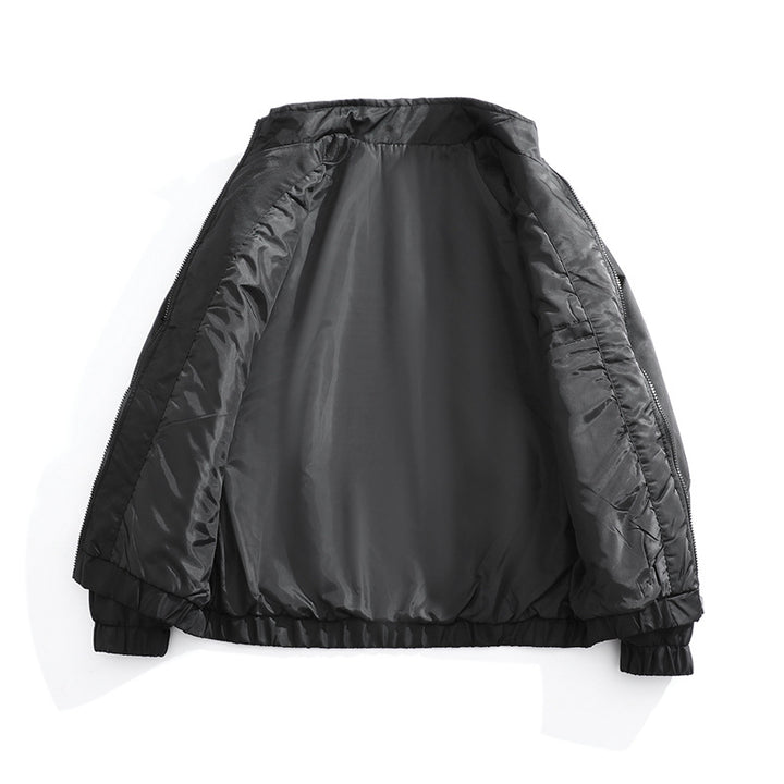 Herren Leichte Utility-Bomberjacke mit Pattentaschen, Stehkragen und elastischem Saum Echo Archiv