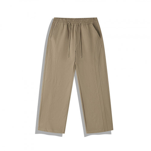 Unisex Weite Relaxed-Hose mit elastischem Bund, Tunnelzug und dekorativer Nahtführung Echo Archiv