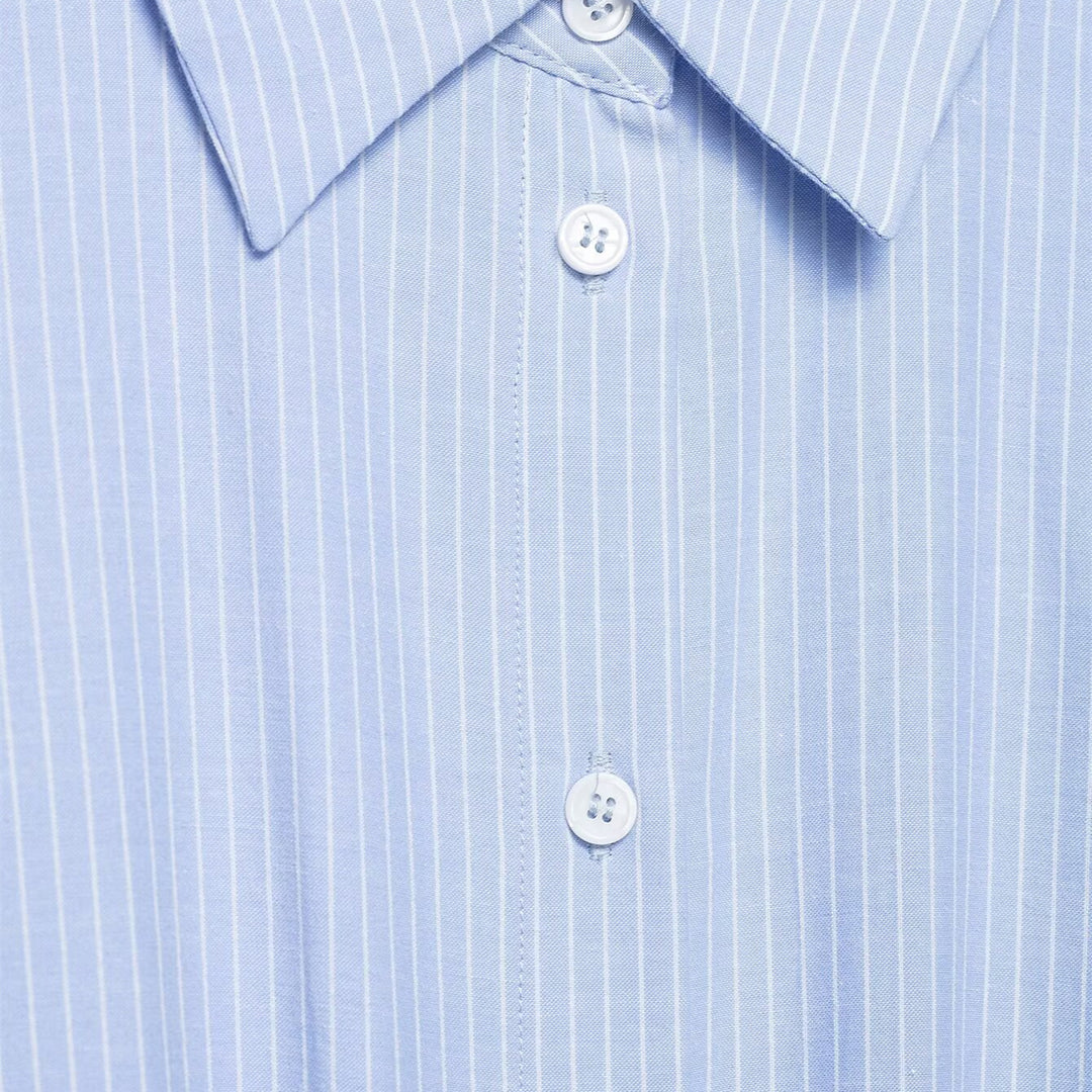 Damenbluse mit asymmetrischem Knoten und raffinierter Drapierung Echo Archiv