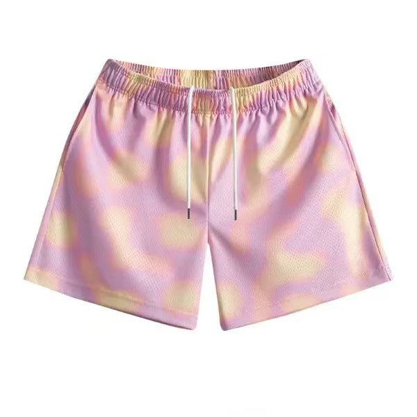 Herren Freizeit Leichtgewicht Batik Shorts Echoarchiv
