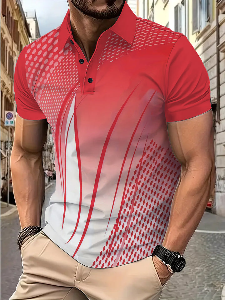 Herren Sportliches Poloshirt mit modernem Design Echoarchiv
