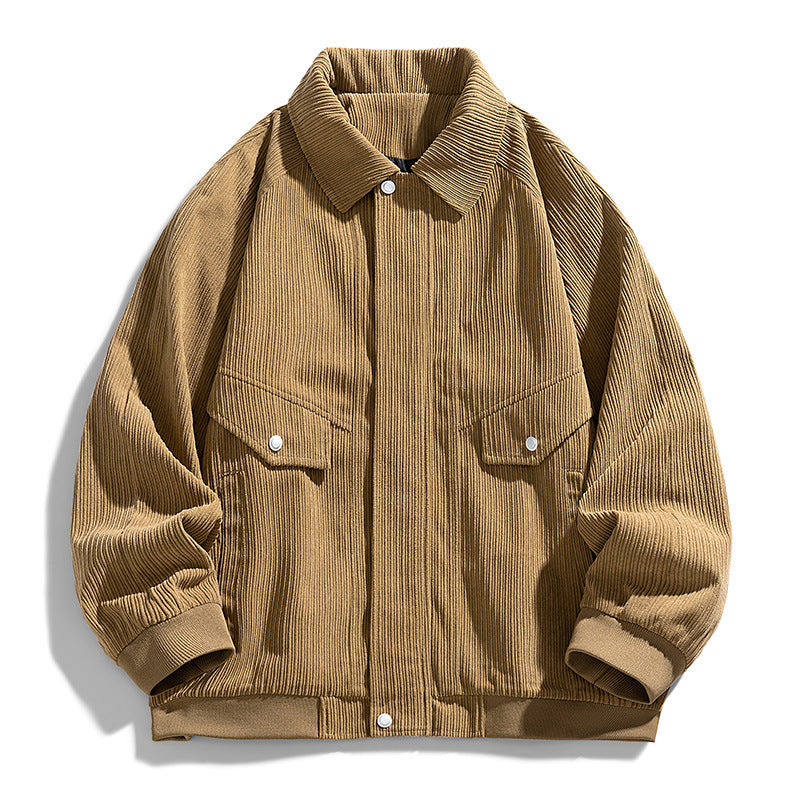 Herren Grobstrukturierte Hemdjacke Echo Archiv