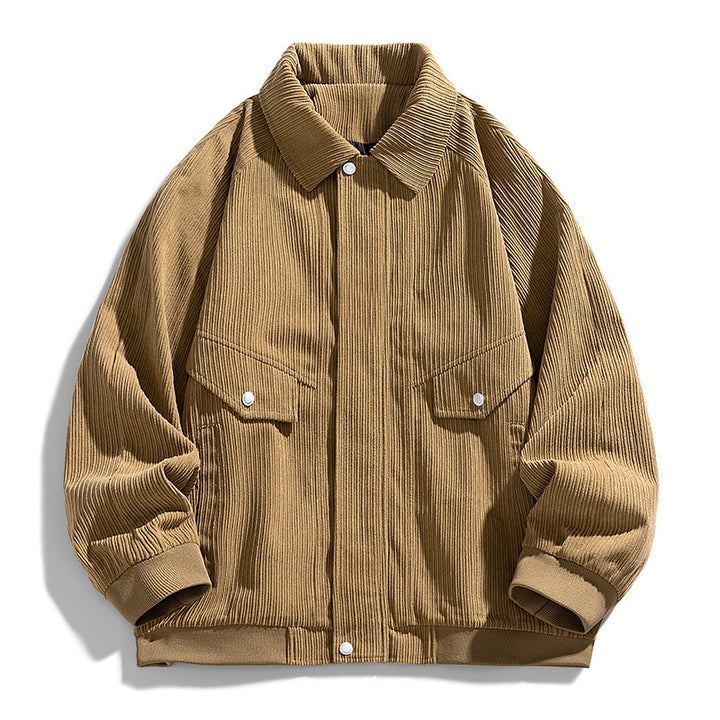 Herren Grobstrukturierte Hemdjacke Echo Archiv