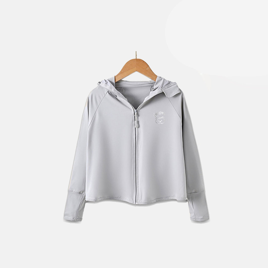 Damen Leichte UV-Schutzjacke mit Kapuze Echo Archiv
