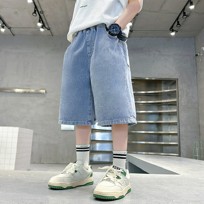 Unisex lässige Jeansshorts mit breitem Schnitt Echo Archiv