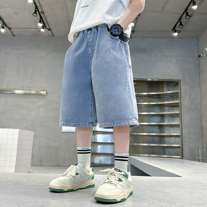 Unisex lässige Jeansshorts mit breitem Schnitt Echo Archiv