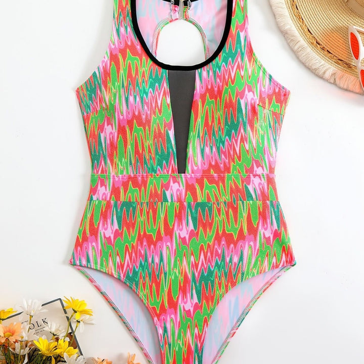 Damen Schwimmanzug mit modischem Cut-Out Echo Archiv