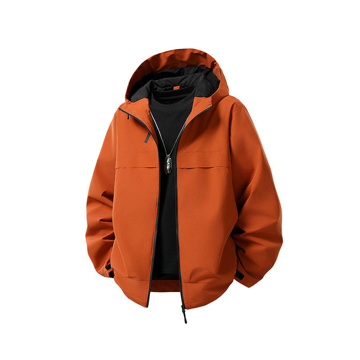 Herren Kapuzen-Softshelljacke mit technischem Windschutz, Two‑Way-Reißverschluss und versteckten Utility-Taschen Echo Archiv