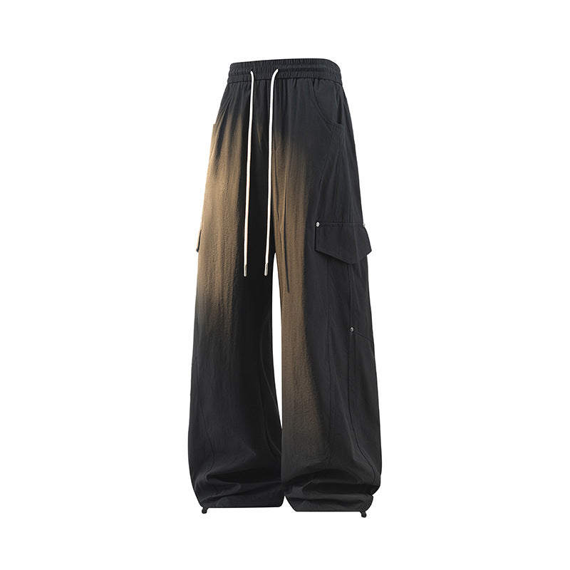 Damen Extraweite Cargo-Hose mit Tunnelzugbund, Klappentaschen und verstellbarem Beinabschluss Echo Archiv