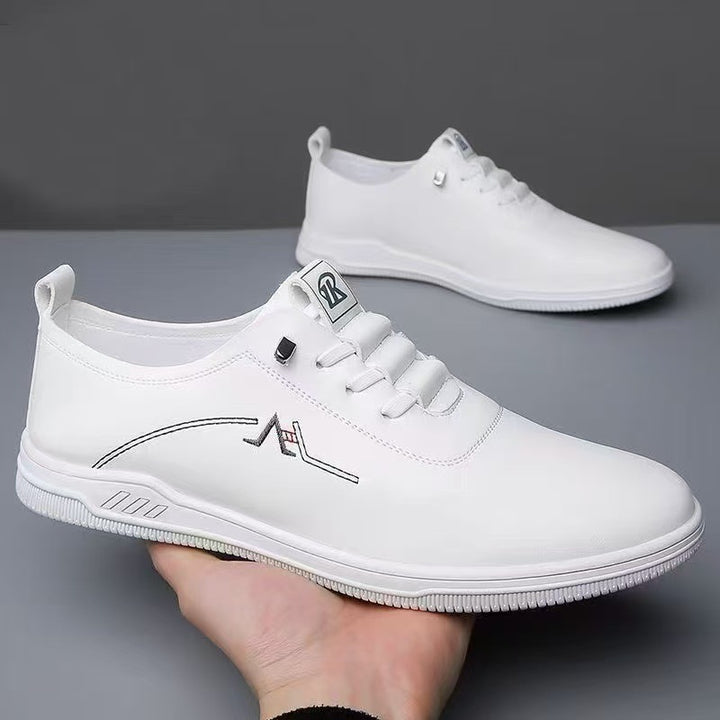 Herren Eleganter leichter Schnür-Casualschuh mit Lederoptik Echoarhiv