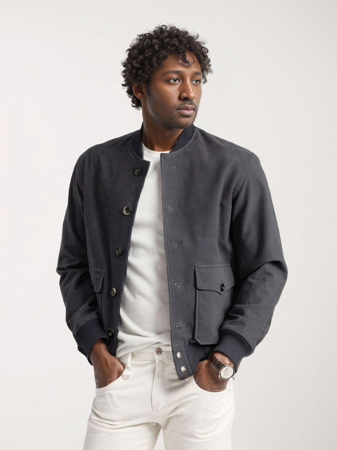 Herren sportliche Übergangsjacke Echoarchiv