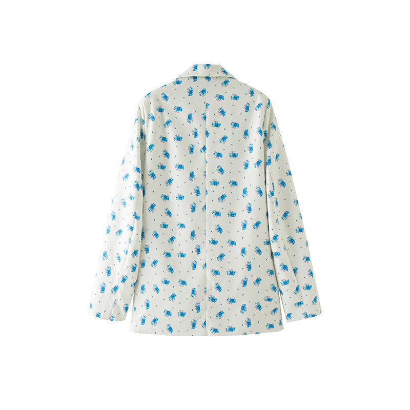 Damen Blazer mit floralem Muster Echo Archiv