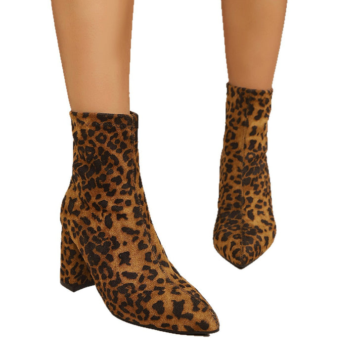 Damen Elegante Ankle Boots mit Blockabsatz Echo Archiv