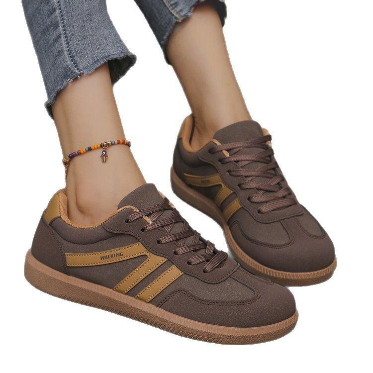 Damen Retro-Sneaker mit Gummisohle, leichtem Textilfutter und Komfortfußbett – Névara