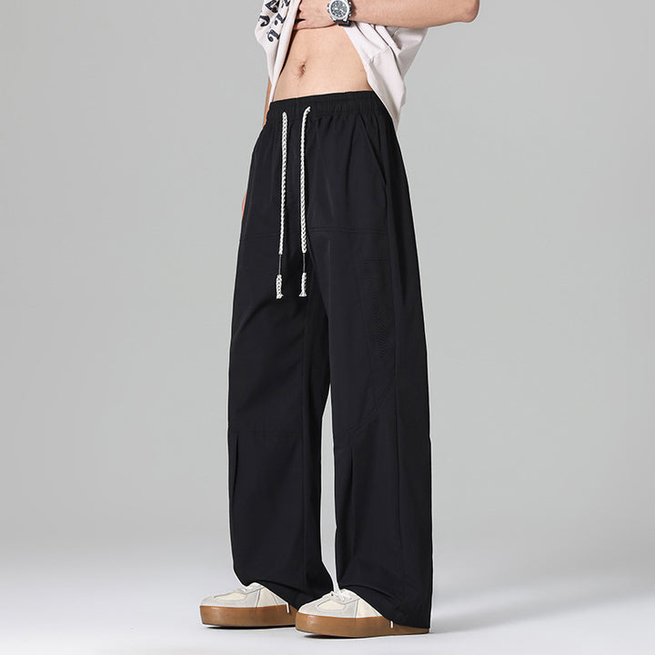 Herren Sportliche Weitgeschnittene Freizeit-Hose