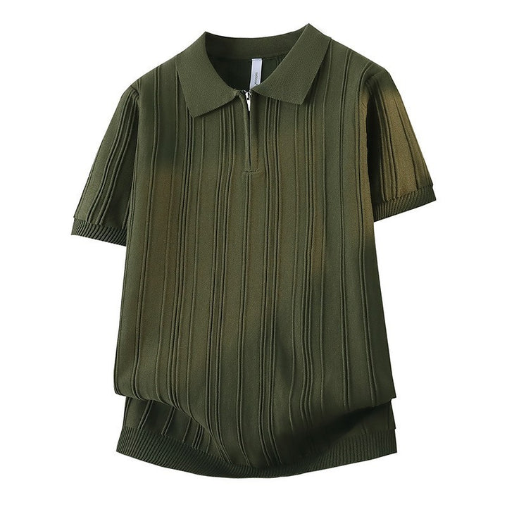 Damen Modisches Poloshirt mit Reißverschluss Echo Archiv