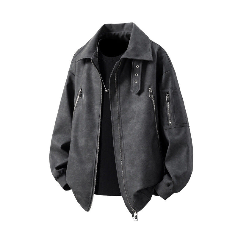 Herren Übergangsjacke mit innovativem Design und multifunktionalen Reißverschlusstaschen Echoarchiv