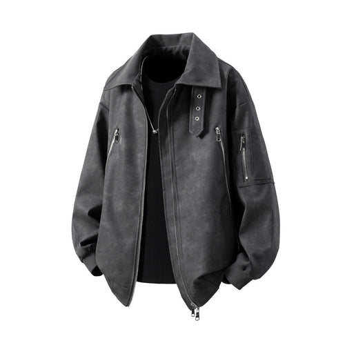 Herren Übergangsjacke mit innovativem Design und multifunktionalen Reißverschlusstaschen Echoarchiv
