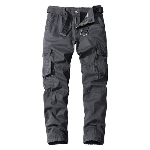 Herren multifunktionale Cargo-Hose mit elastischem Bund und praktischen Seitentaschen Echoarchiv