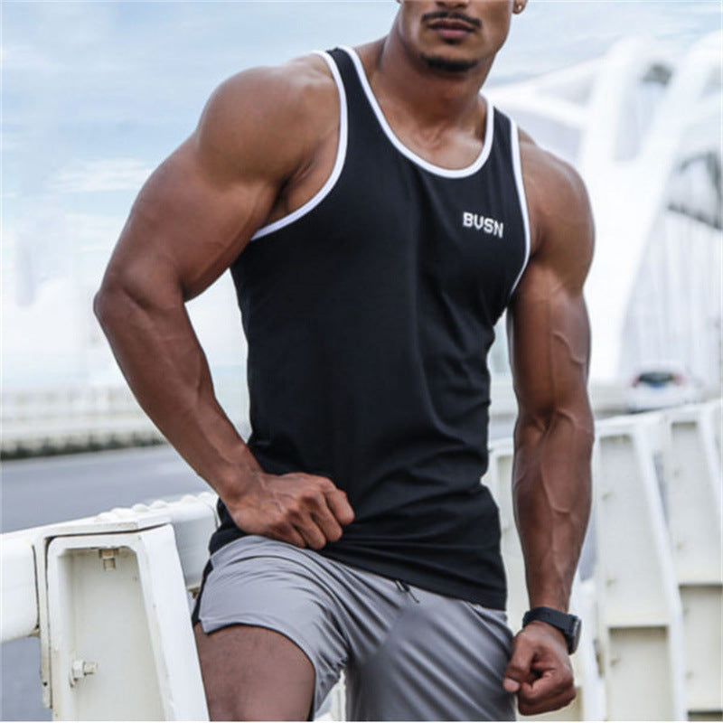 Herren Sport Tanktop mit atmungsaktiven Einsätzen und anschmiegsamem Schnitt Echoarchiv