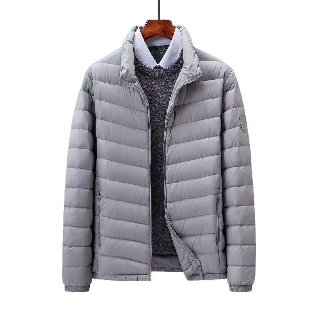 Herren Stepp-Übergangsjacke mit Stehkragen und Reißverschlusstaschen Echo Archiv
