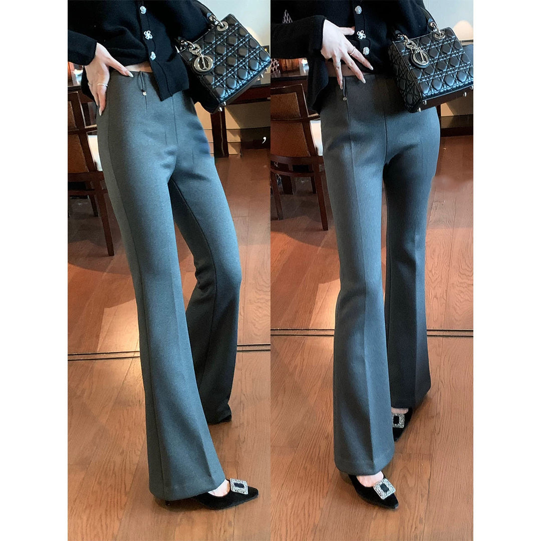 Damen Elegante Flared Hose Echoarchiv
