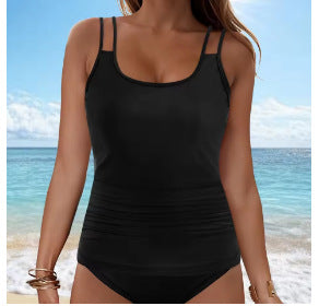 Damen Tankini-Oberteil mit modischem Rüschendesign Echo Archiv