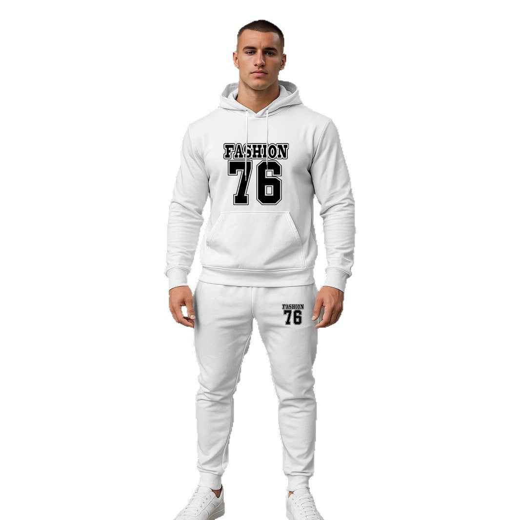 Herren Freizeit Hoodie und Jogginghose Set Echoarchiv
