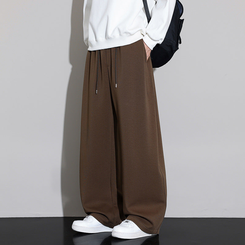 Herren Weit geschnittene Jogginghose mit Tunnelzug und fließendem Jersey-Qualität Echo Archiv