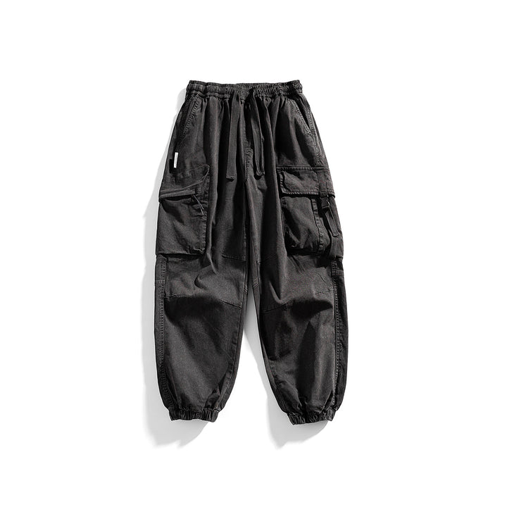 Herren Utility-Cargo-Jogger mit Gummibund, Mehrfachtaschen und Kordelzug Echo Archiv