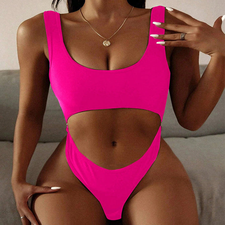 Damen Cut-Out Einteiler Badeanzug Echo Archiv