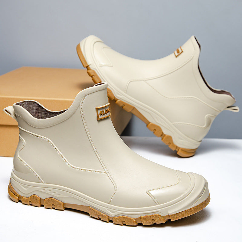 Herren Gummistiefel mit rutschfester Sohle und flexiblem Einstieg Echoarchiv