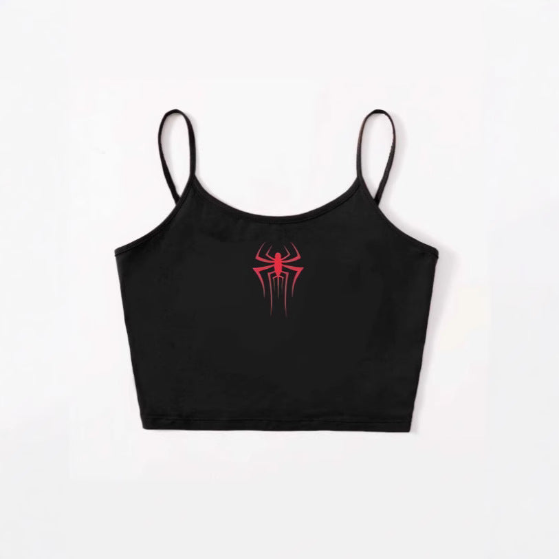 Damen Crop-Top mit kreativem Herz-Design Echo Archiv