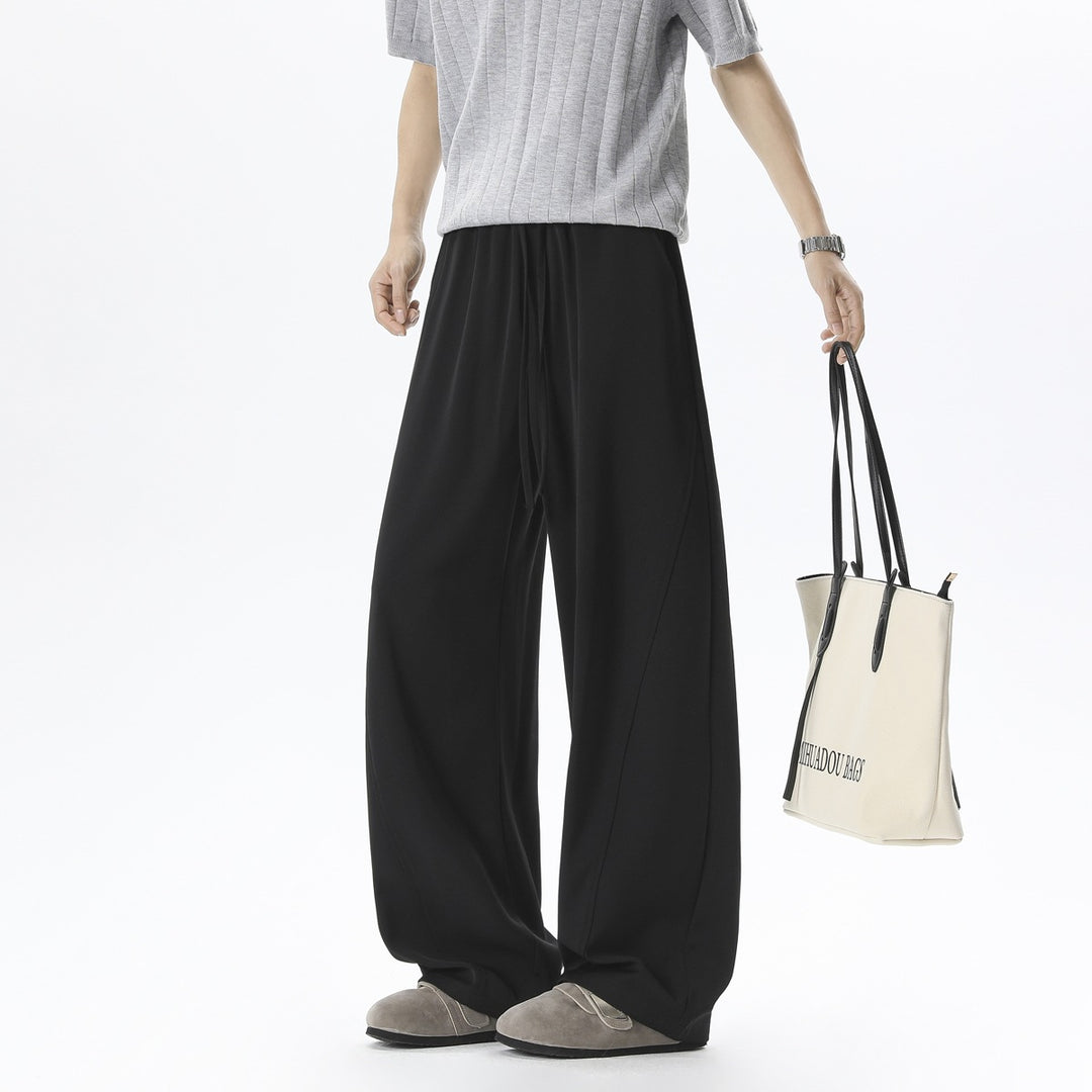 Herren Weite Relaxed-Freizeithose mit Tunnelzugbund & fließender Silhouette Echoarchiv
