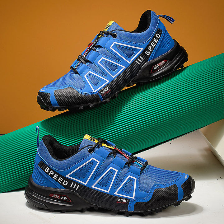 Herren nan robuster Trailrunning-Laufschuh mit stoßdämpfender EVA-Zwischensohle und griffiger Profillaufsohle Echo Archiv