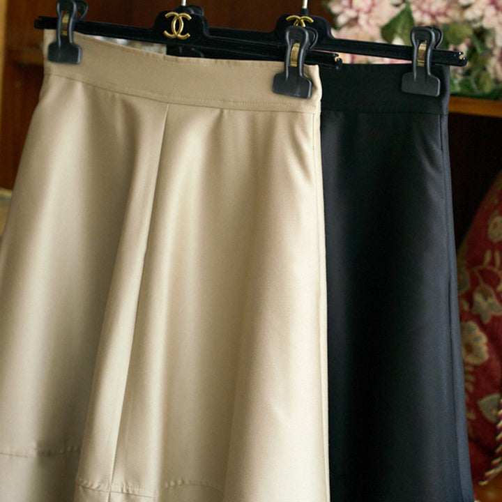Damen Eleganter A-Linien Rock Echoarchiv