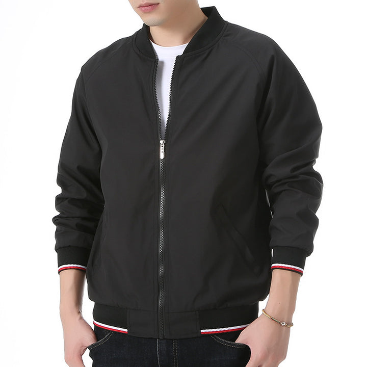 Herren leichte Trainingsjacke mit Stehkragen Echo Archiv